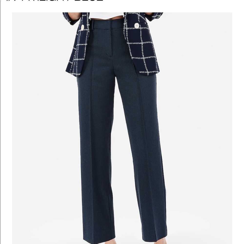 Express High Waisted Seamed Ankle Pant - NEW